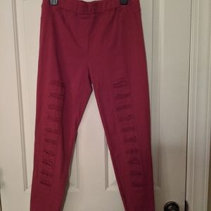 Umgee distressed leggings XL
